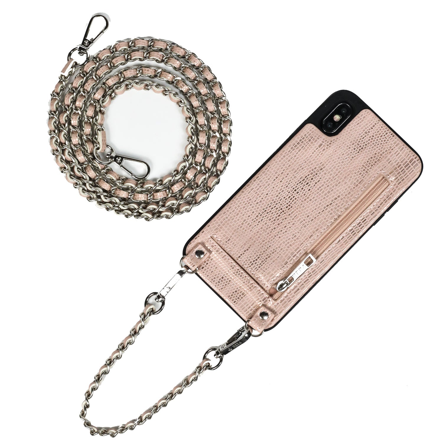 VICTORIA Crossbody Wallet Case for iPhone 7/8 Plus with Chain